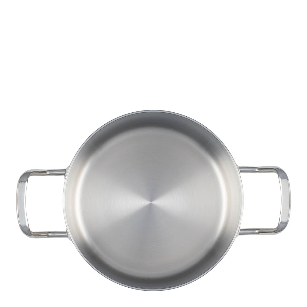 Heirol Steely Classic Triply gryta med lock 20 cm 3 L