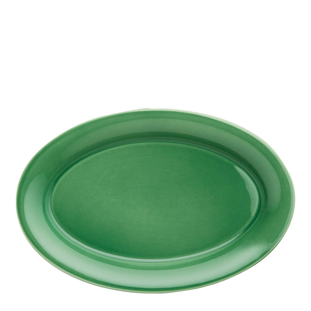 Kähler Ursula Tallrik Oval 28x18,5 cm Grön
