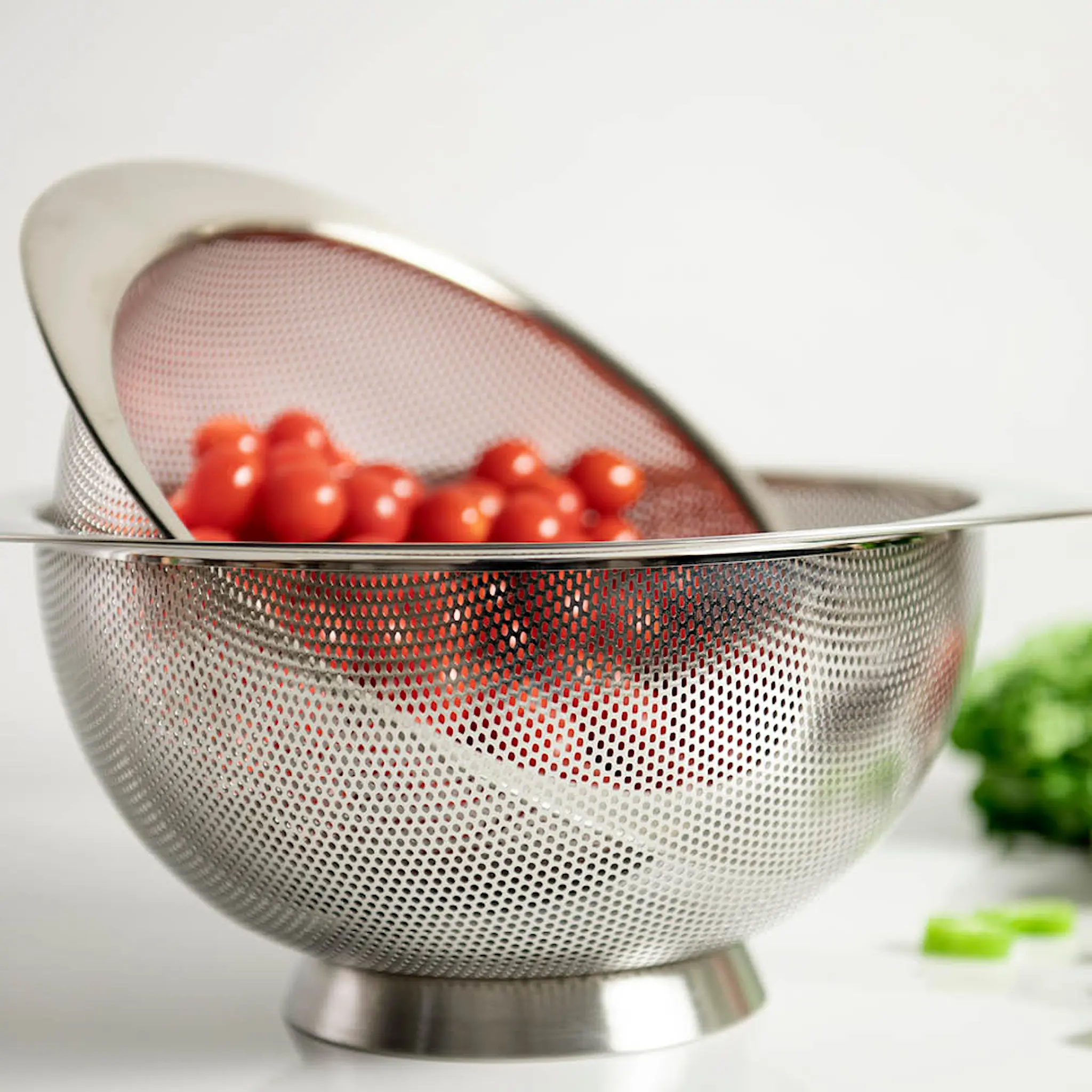 Modern House Chief durkslag med fot 26 cm borstat