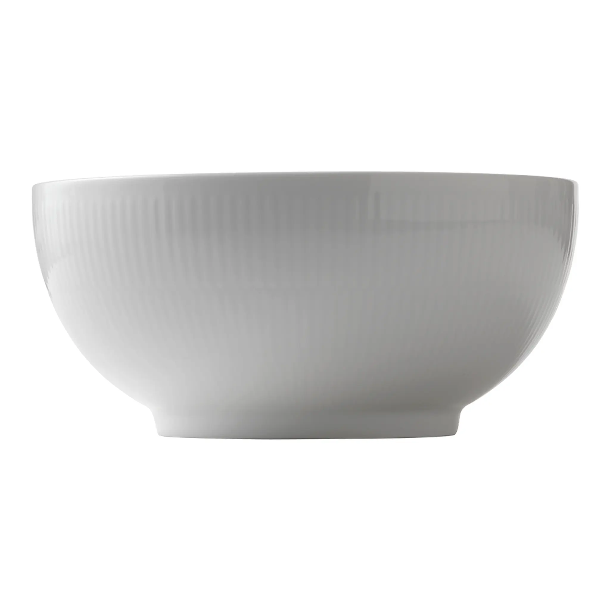 Royal Copenhagen White Fluted Skål 1,8 L 21 cm