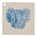 Erik Elefant bordsunderlägg 38 cm blå