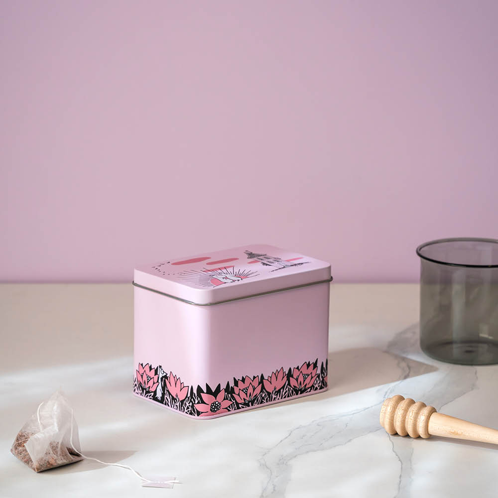 Muurla Mummi teboks 8x9x12 cm Vennskap rosa