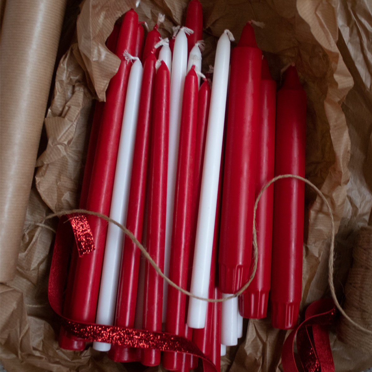 Liljeholmens Birgittalys 22,2 cm 4 stk rød