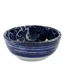 Japonism carp skål 8,7 cm blue