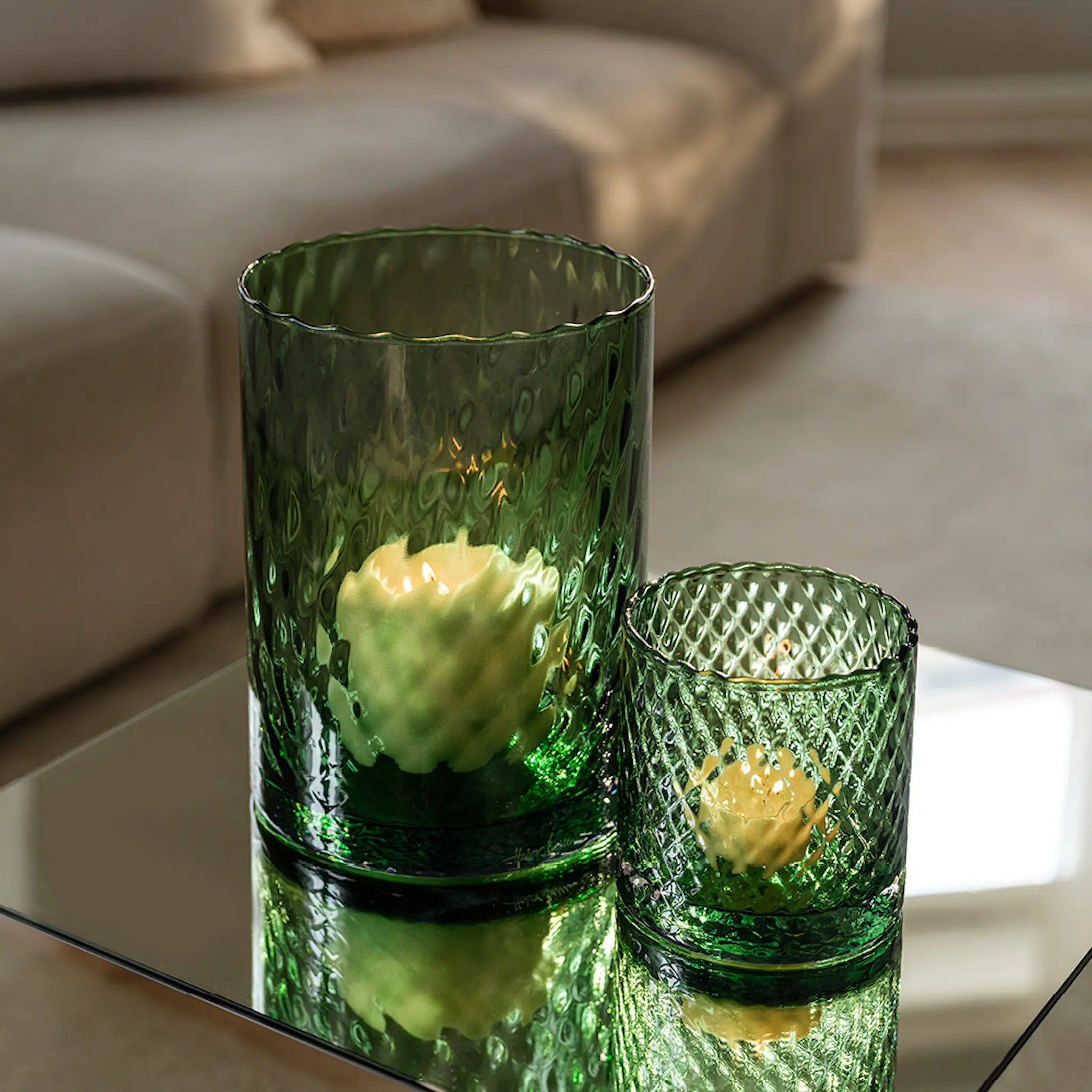 Magnor Harlekin Maljakko 12,5 cm Vihreä