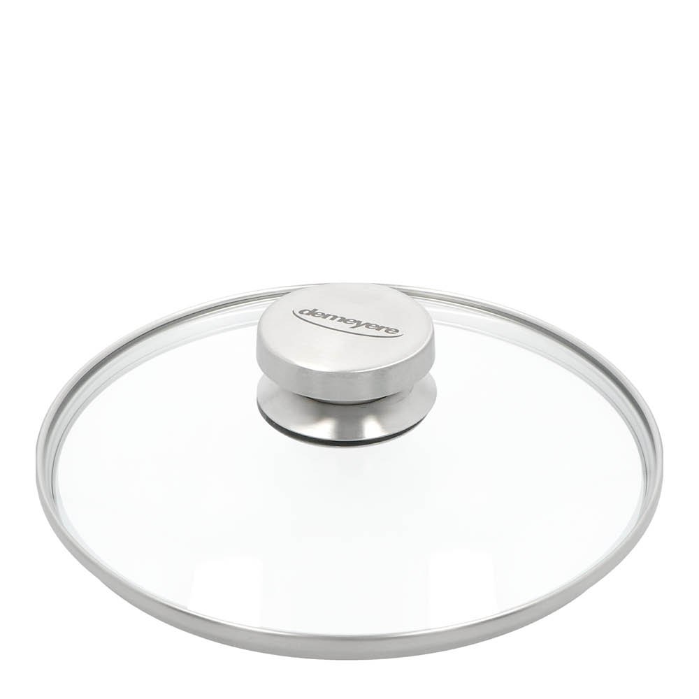 Demeyere Specialties lokk 20 cm glass/rustfritt stål