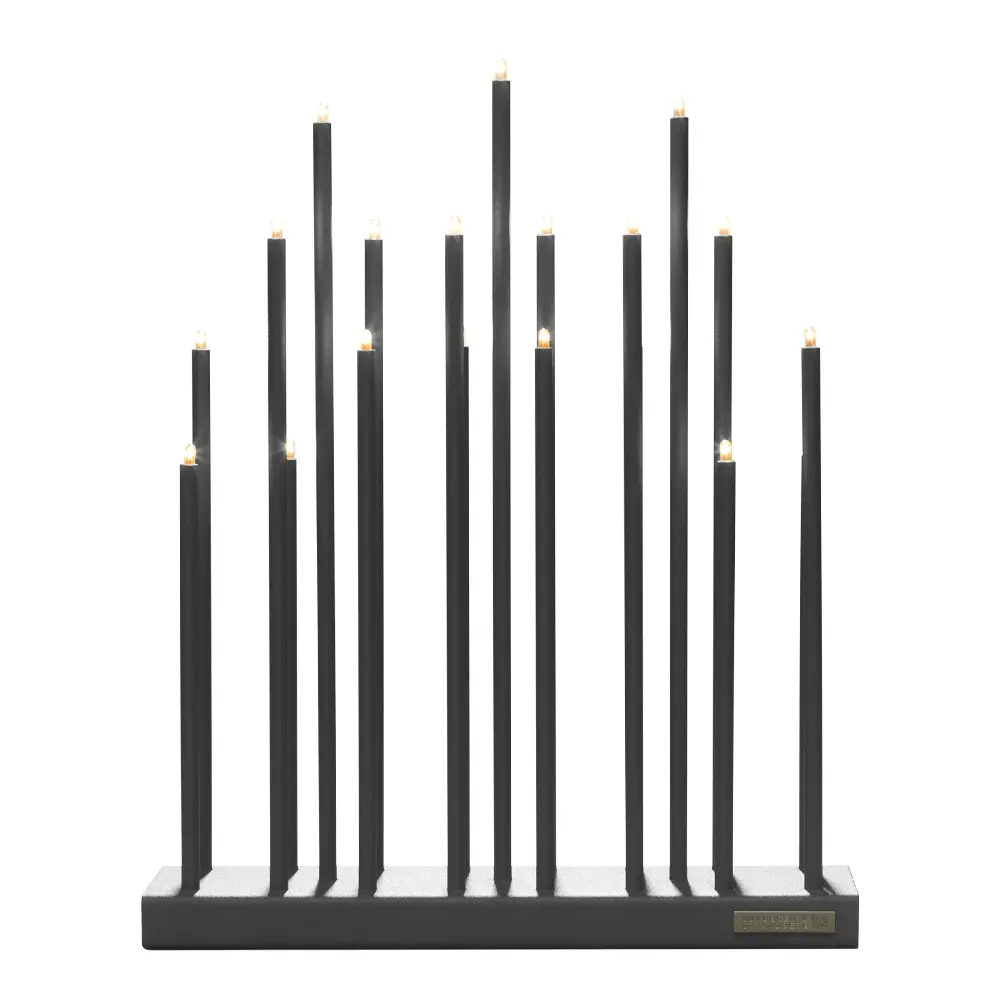 Elflugan Lysestake Grande 50x12,5 cm antrasitt