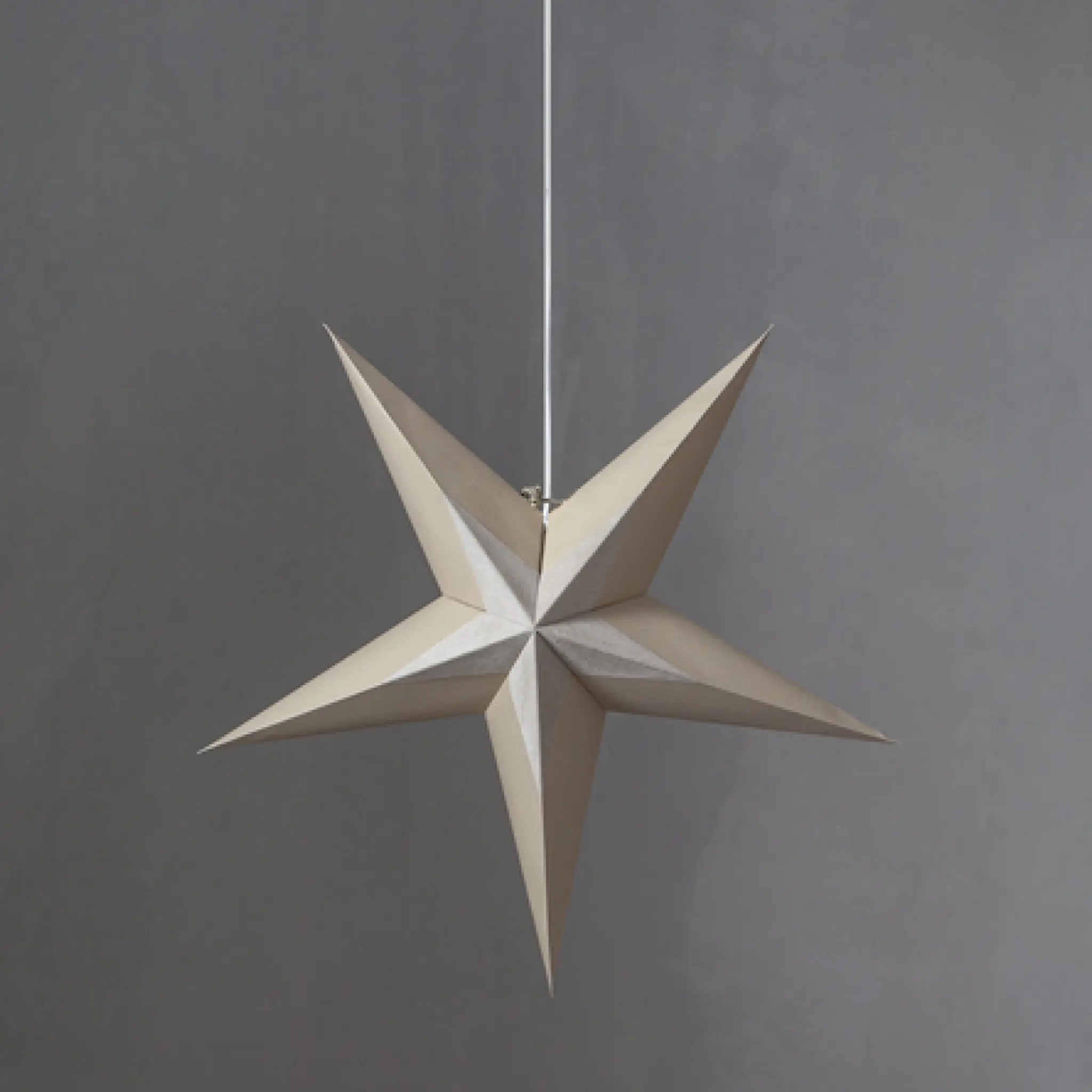 Star Trading Diva Paperitähti 60 cm Beige