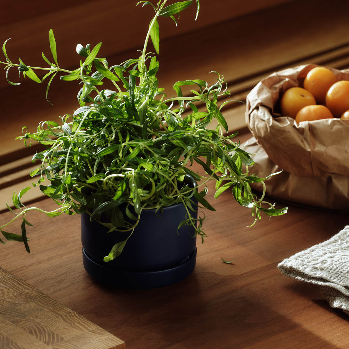 Arabia Potteskjuler SN 11 cm matt blå