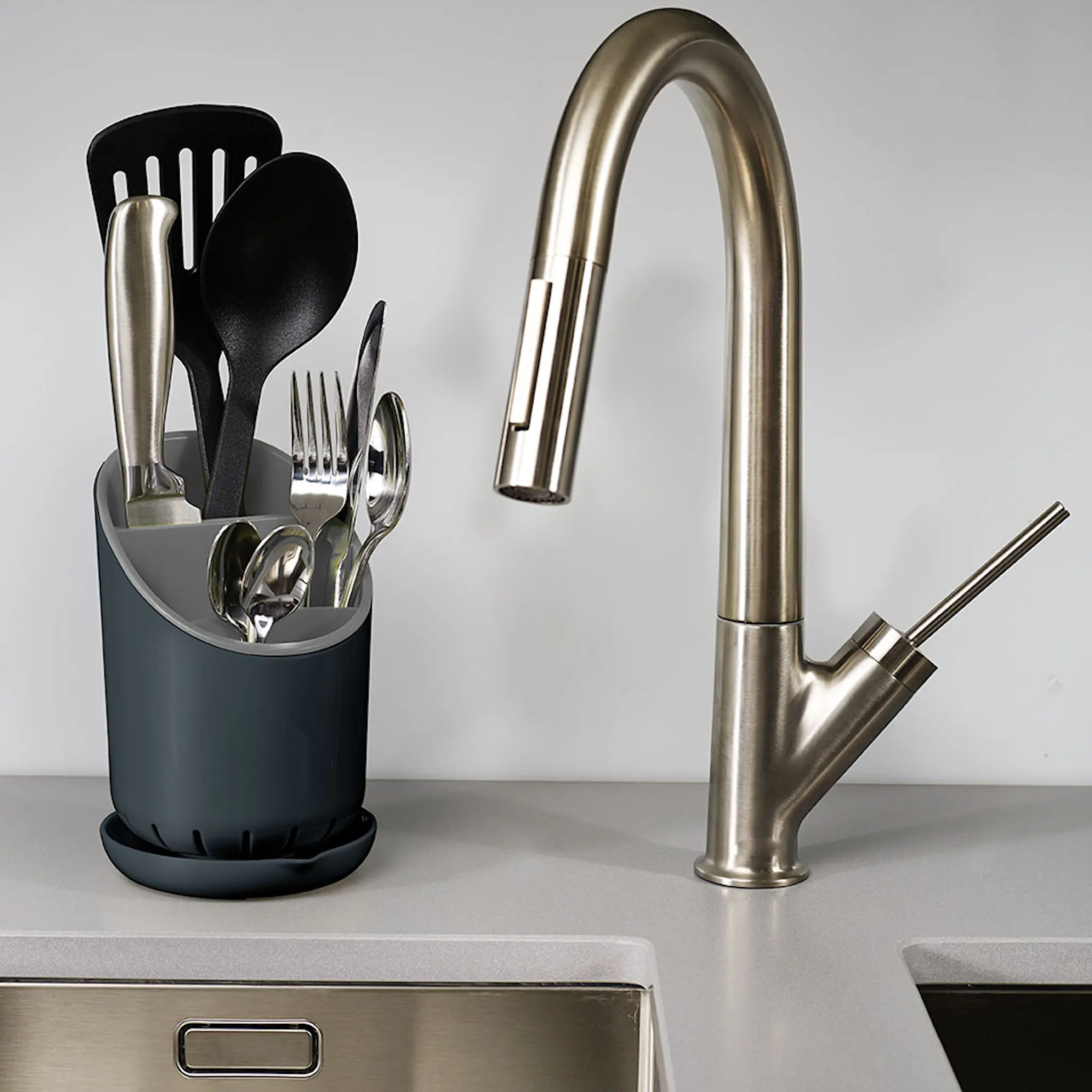 Joseph Joseph Dock Diskställ 19 cm Mörkgrå