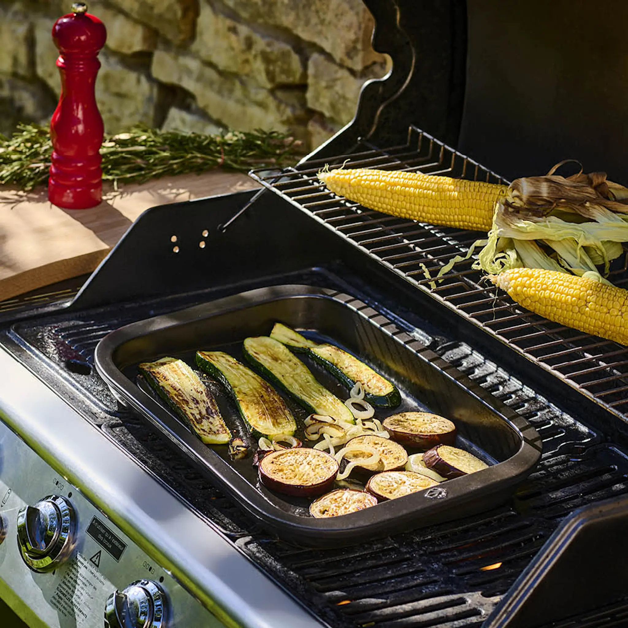 Peugeot Grill2Table ugnsform rektangulär 43 cm svart