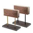 Knivblock magnetiskt 25 cm Valnöt