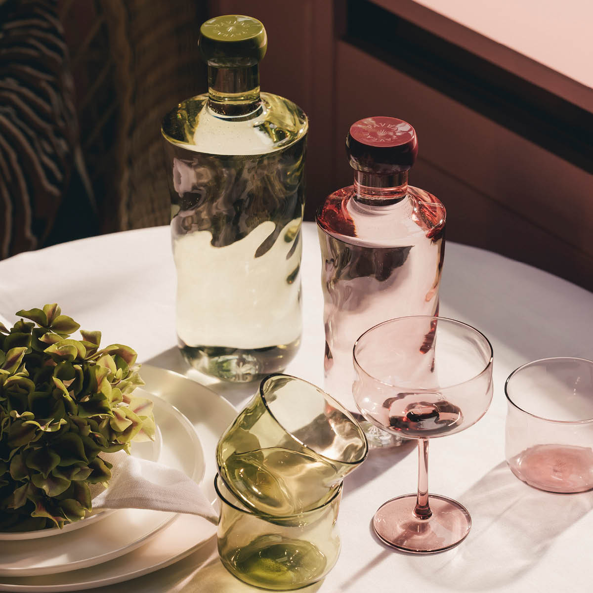 Paveau Swirl flaske large 1,25L Moss