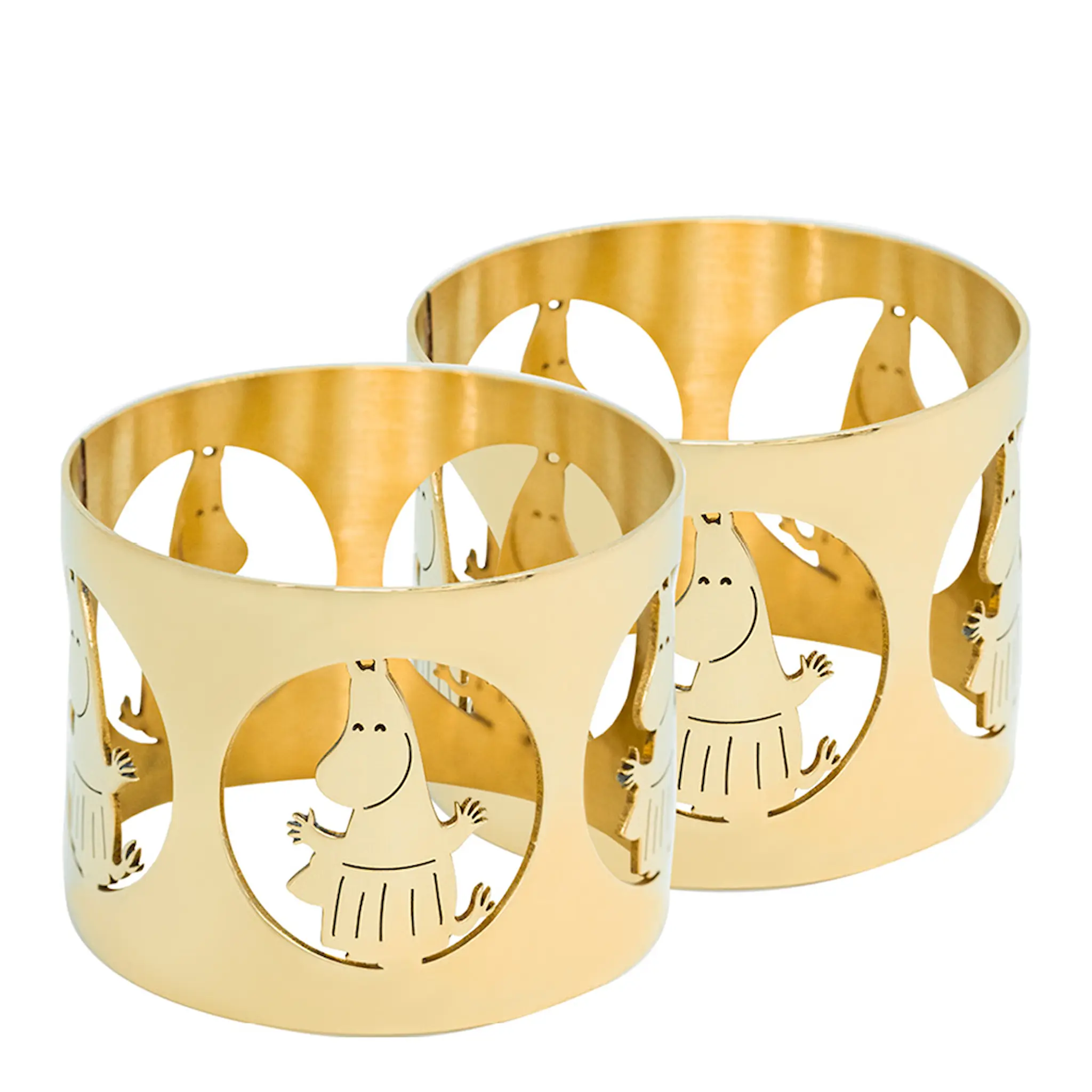 Hilke Hilke x Mumin Servettringar 5 cm 2-pack Muminmamma Mässing