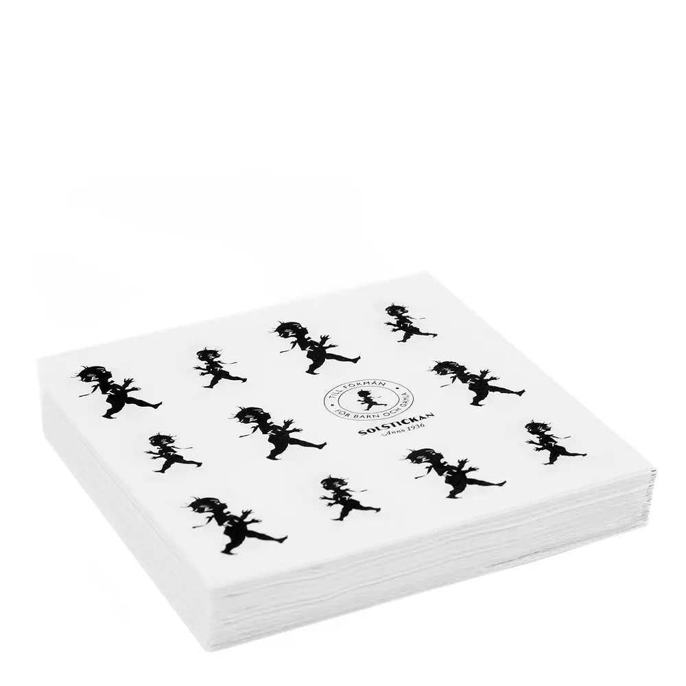 Servetti Solstickan 33x33 cm 20 kpl Valkoinen