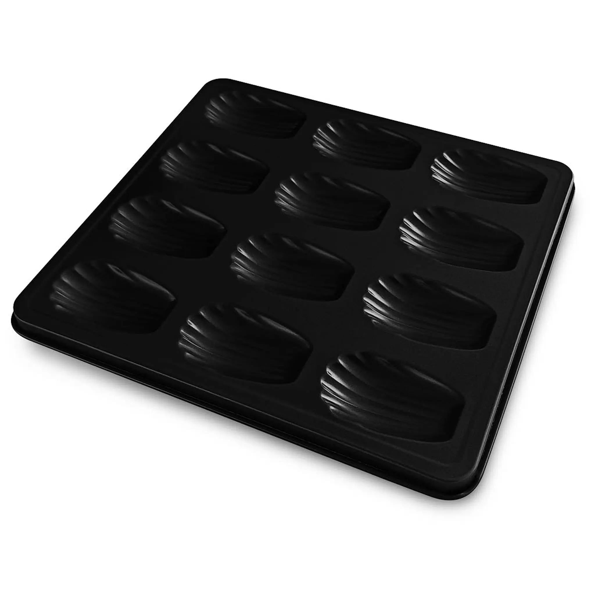 Guardini Sweet Magic madeleineform 26,5x24,5 cm 12-pack svart