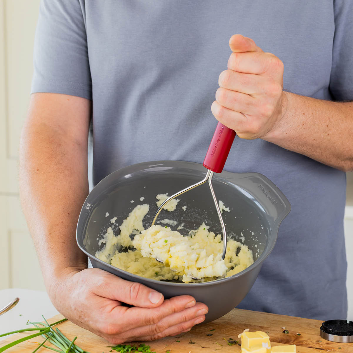 KitchenAid KitchenAid Classic potetstapper 25 cm empire red