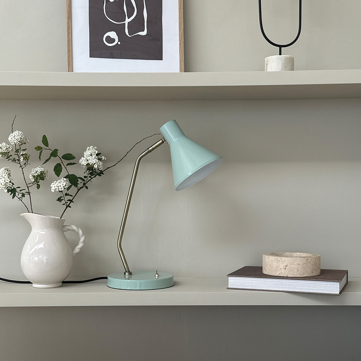 Dyberg Larsen Sleep bordslampa 43,3 cm mint