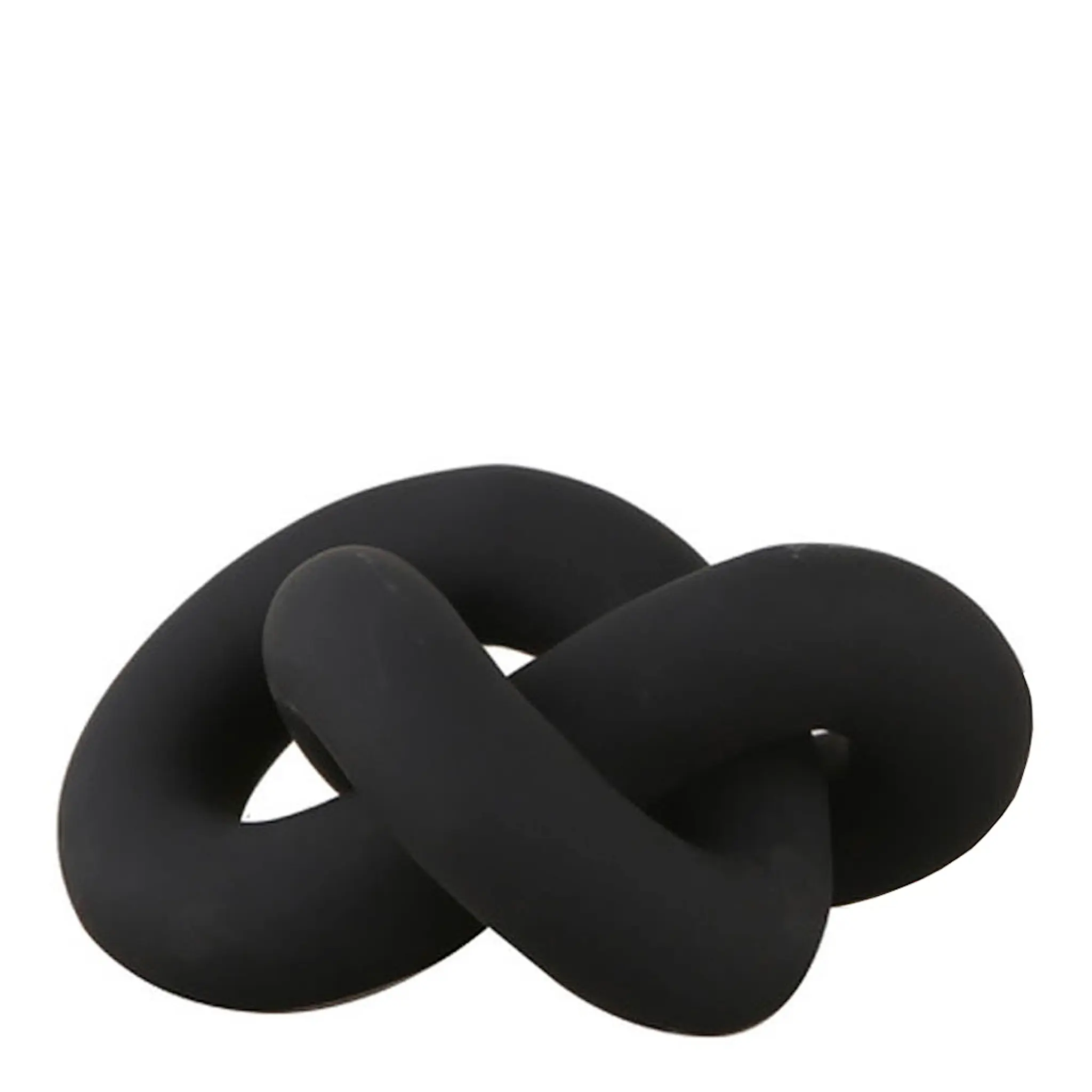 Cooee Knot Table Skulptur 9 x 19 x 15 cm Svart