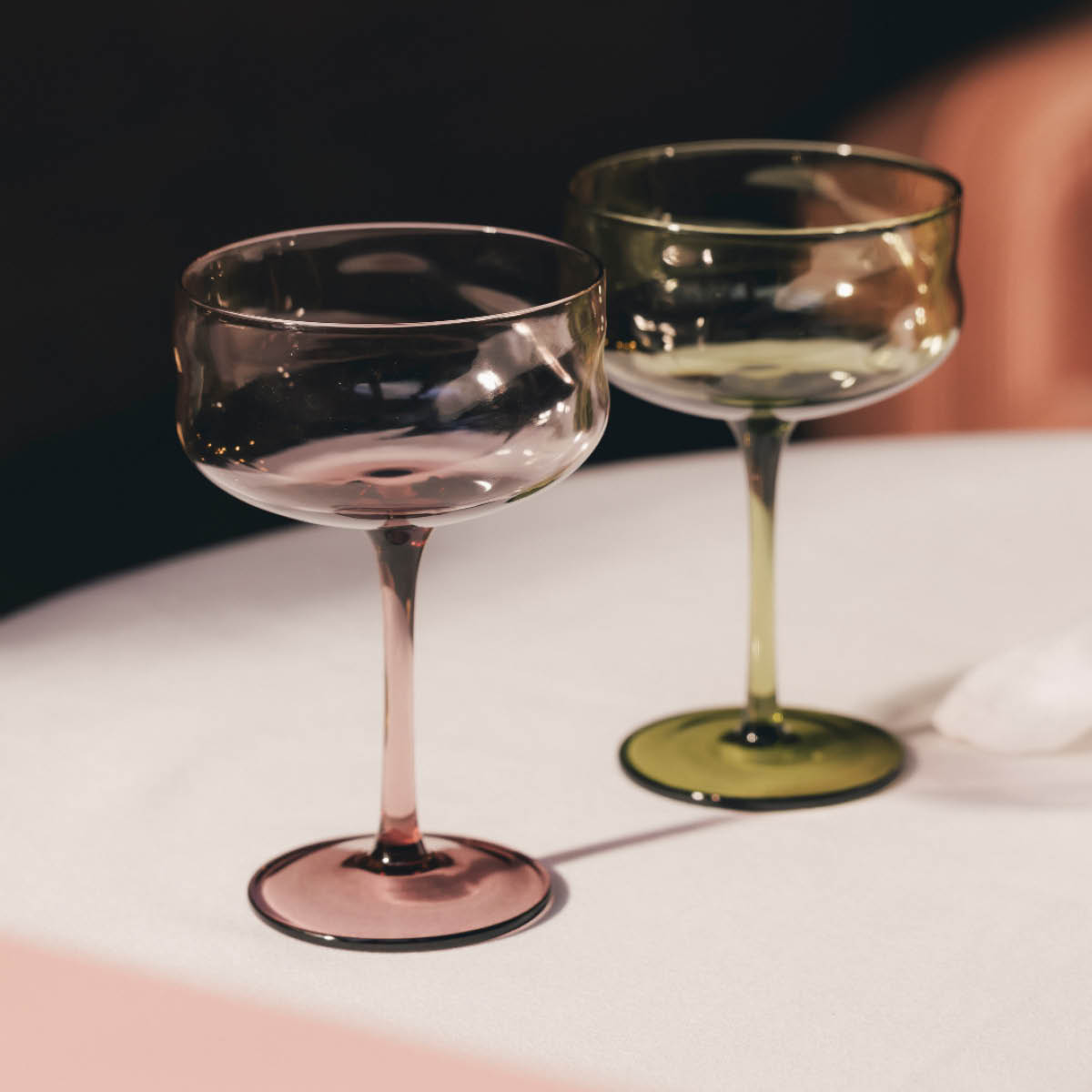 Paveau Swirl Coupe-cocktail glass 26 cl 2 stk Glow