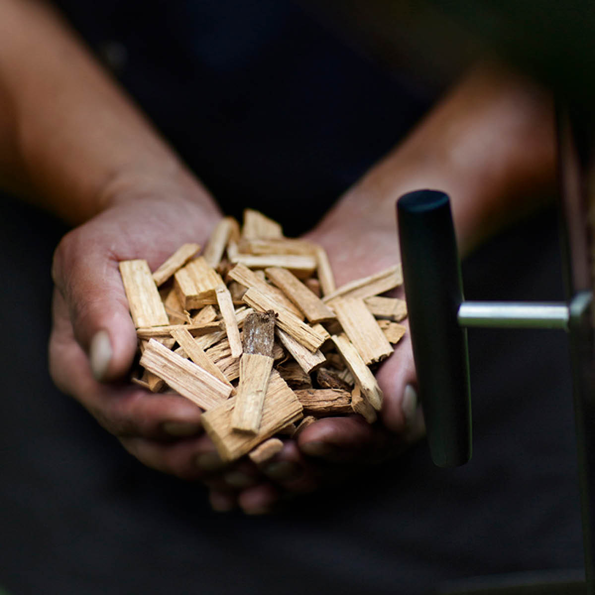 Rösle Savustuslastut hickory 23x17 cm