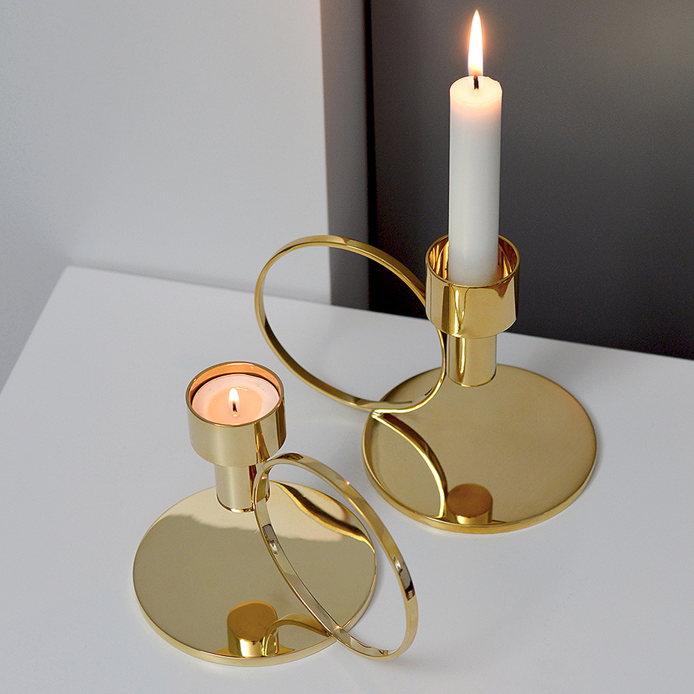 Hilke Insieme kammerlysestake M 12 cm gull