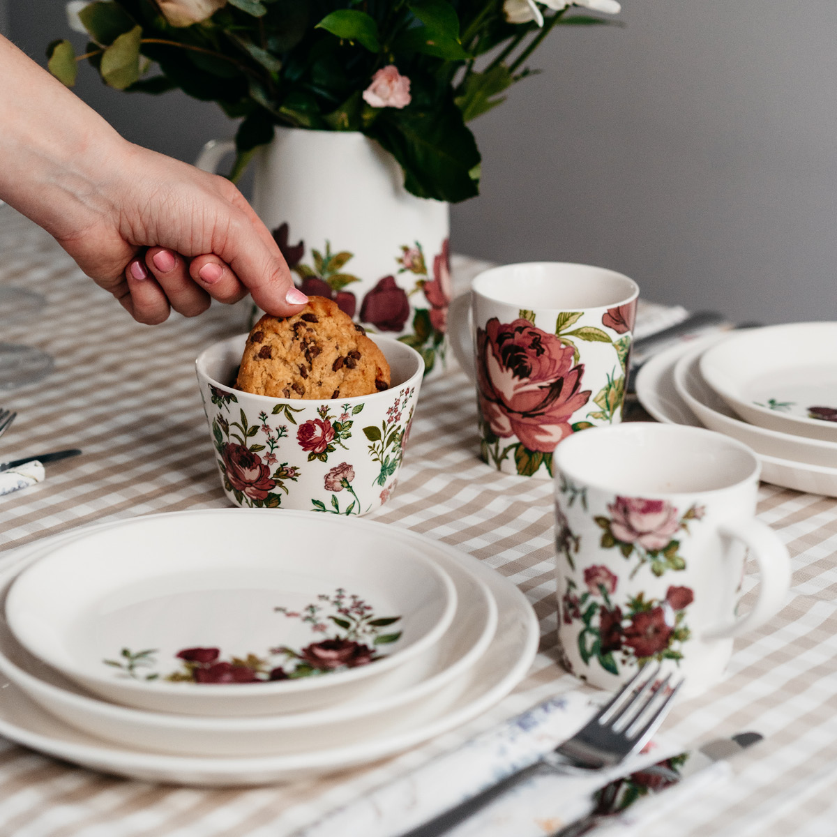 Martinex Koti tallerken 17 cm roser