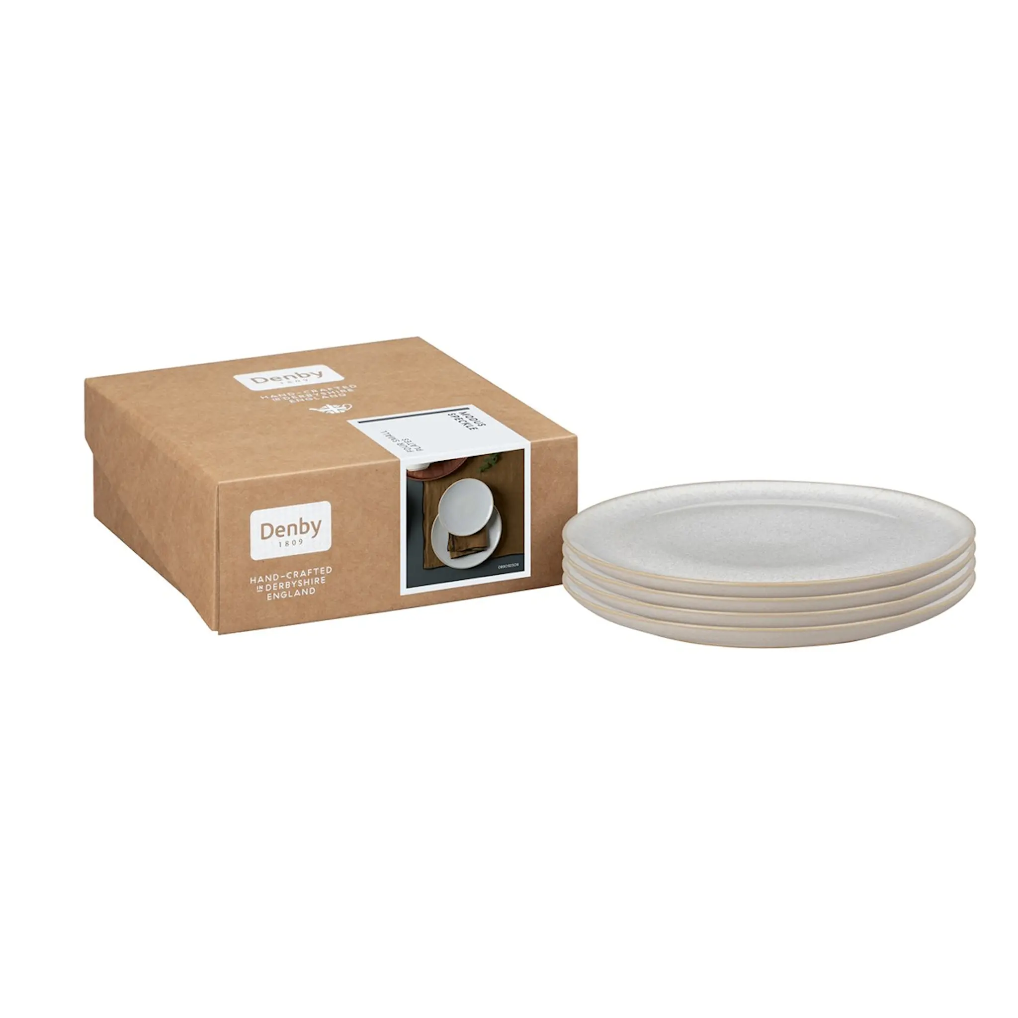 Denby Modus Speckle tallrik 17,5 cm 4-pack