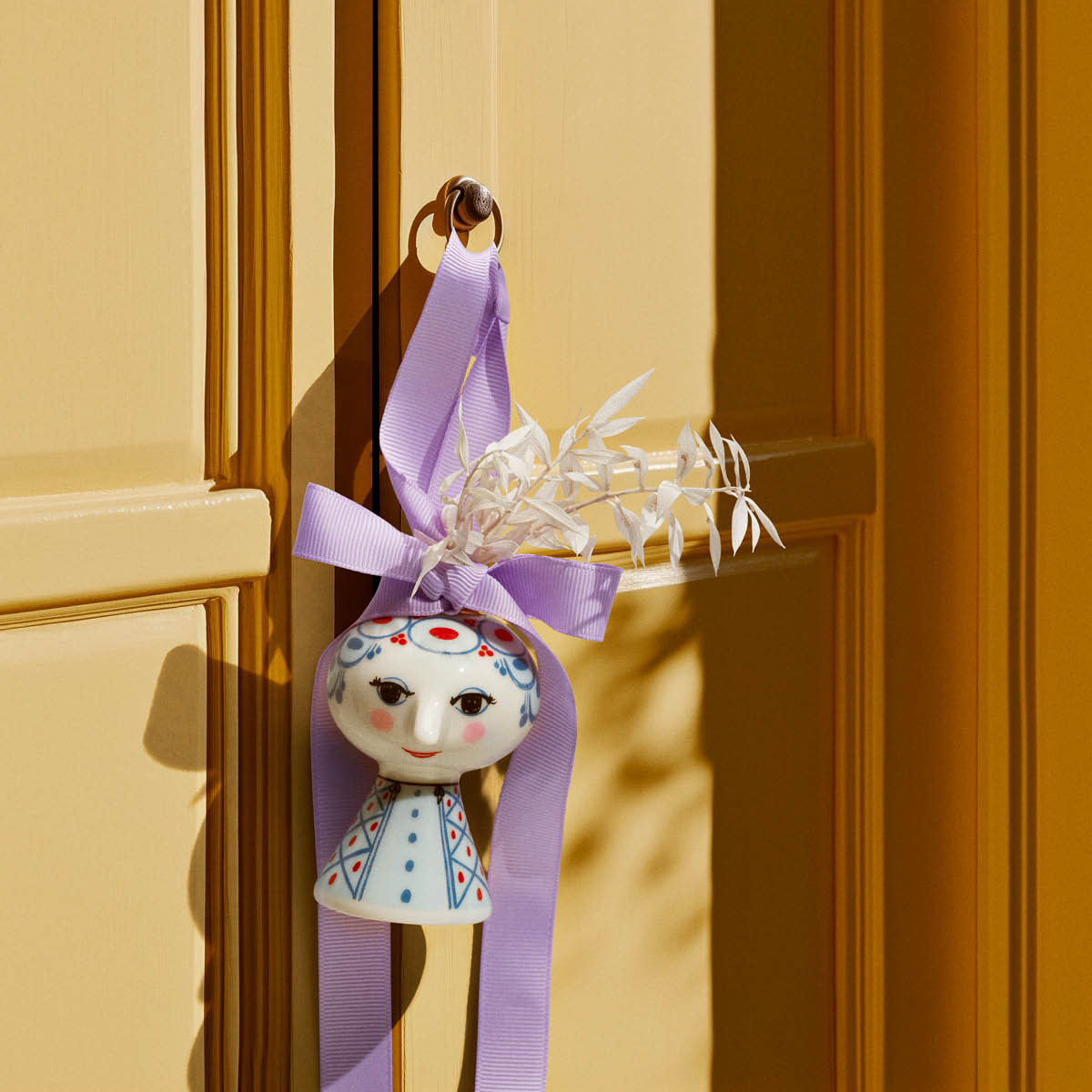 Bjørn Wiinblad Eva julhänge 2025 7,5 cm blå