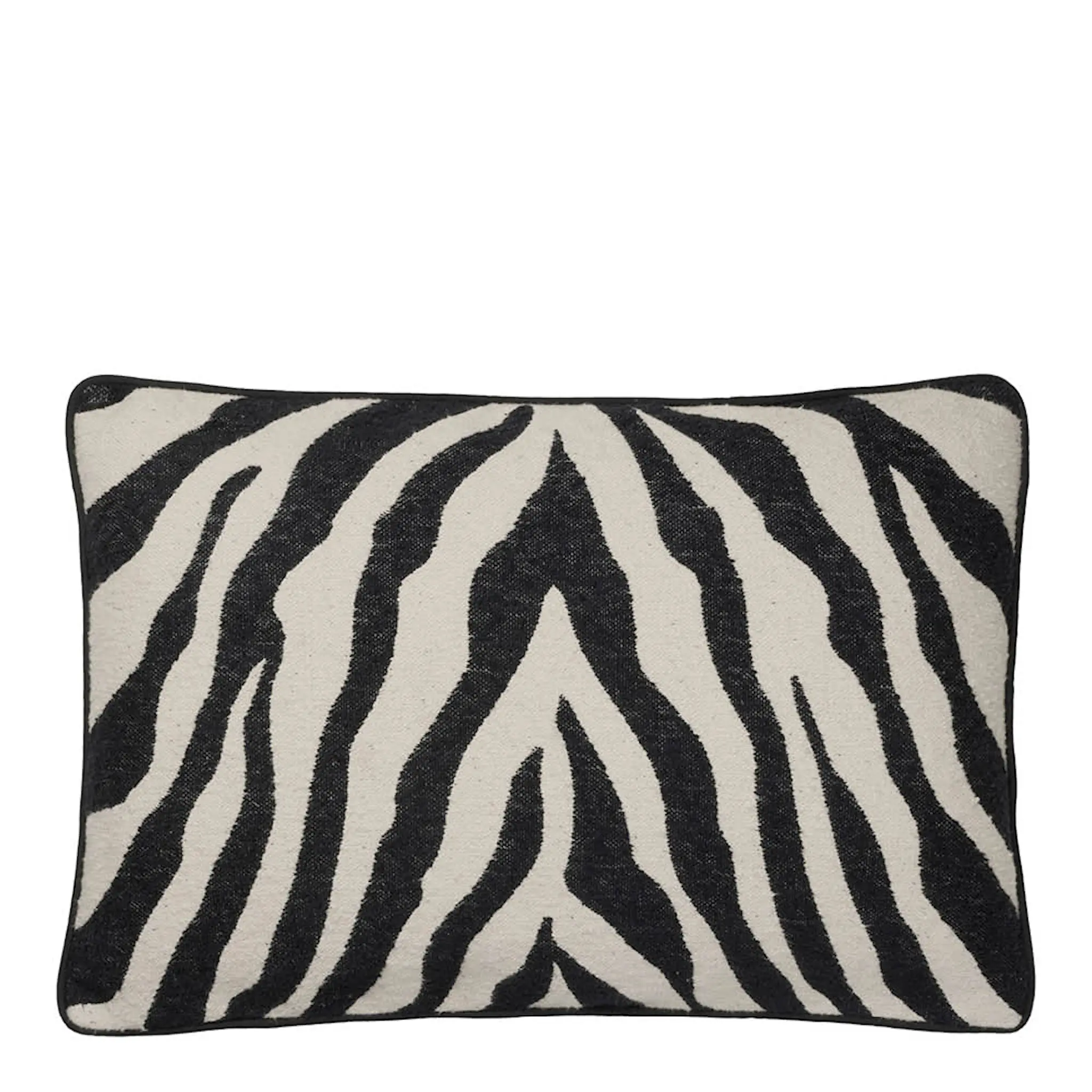 Broste Copenhagen Zebra Tyynynpäällinen 40x60 cm Black/Light Beige