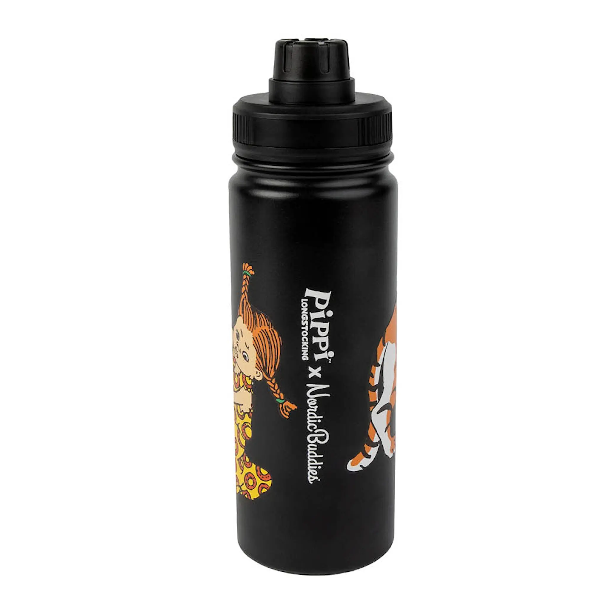 Nordicbuddies Peppi Termospullo 0,55L Musta