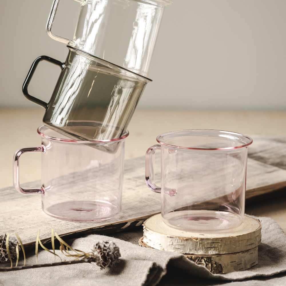 Muurla The Mug Glasmugg 3,5 dl Rosa