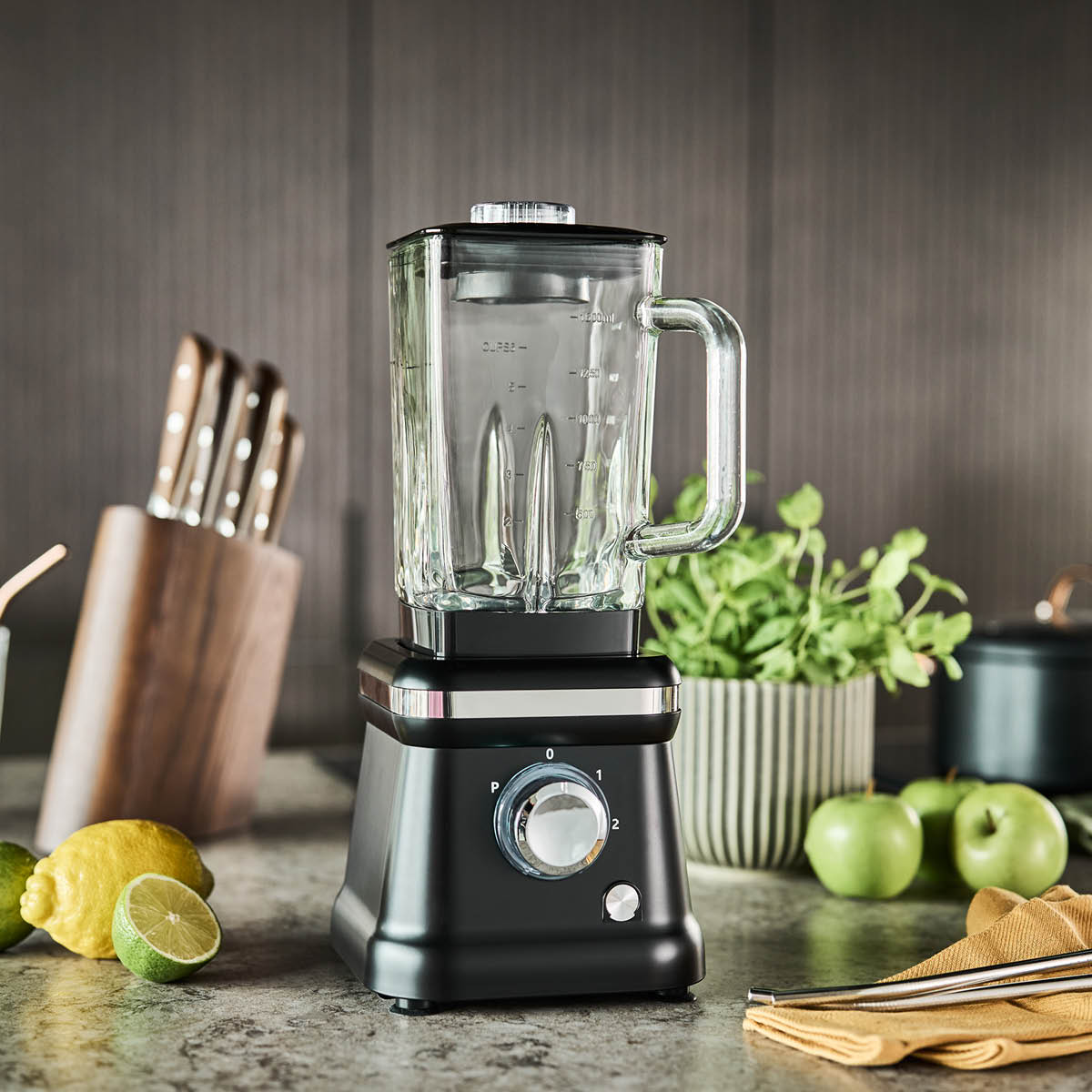 Sabor Select Tehosekoitin 1,6 L 1000W Mattamusta/Kirkas