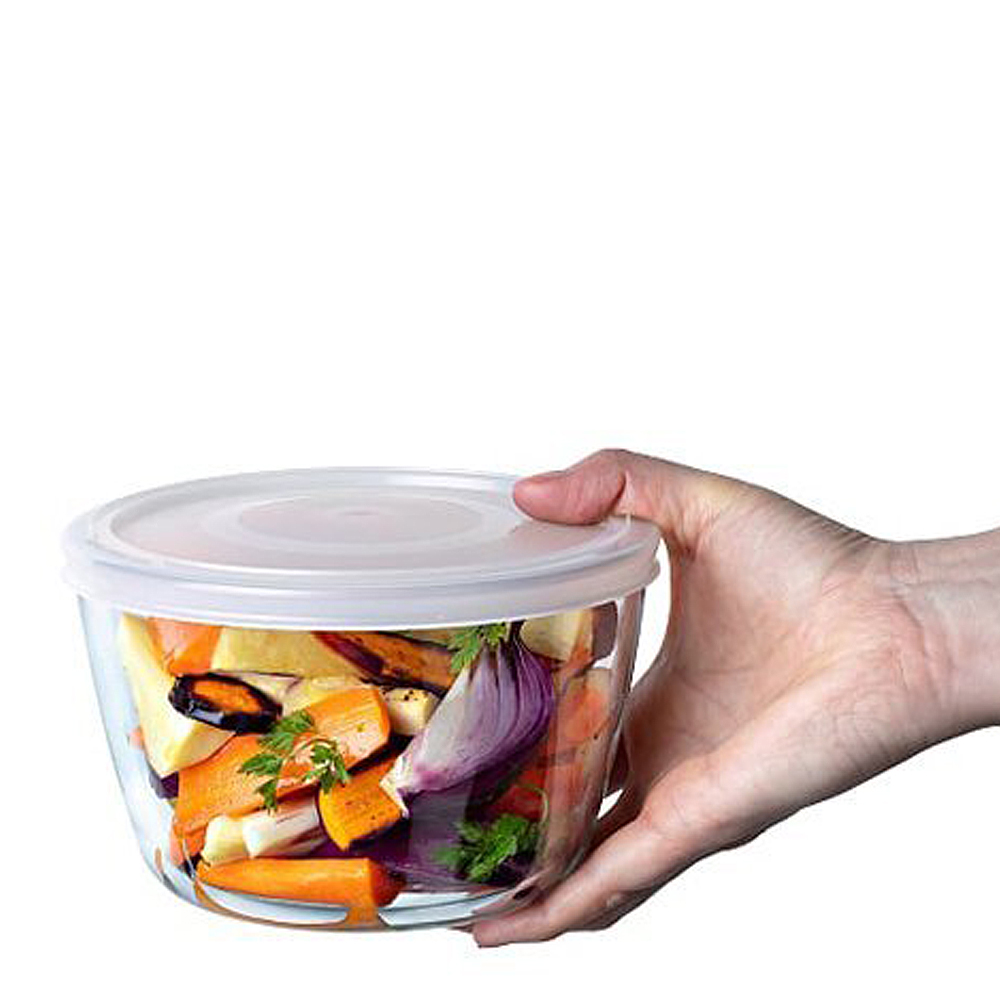Pyrex Cook & Freeze glassbolle med lokk 1,6L klar