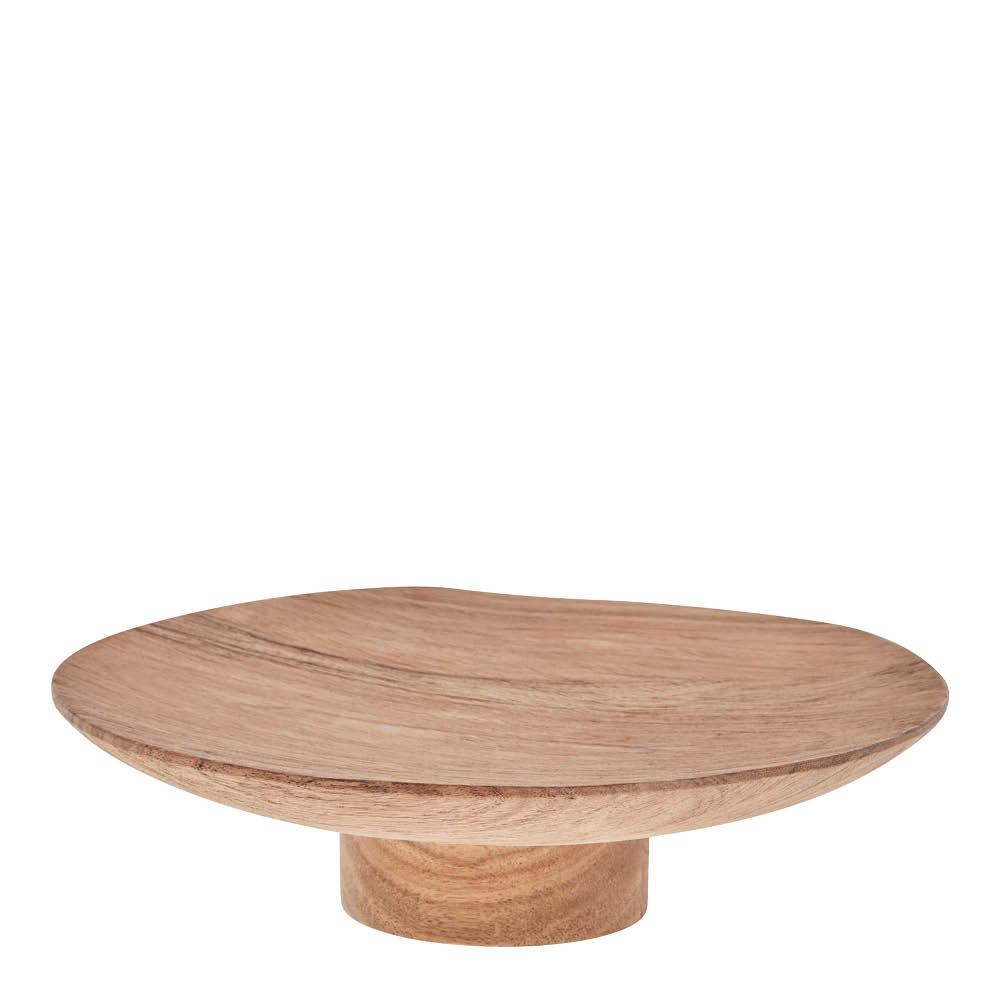 Lene Bjerre Merle träfat på fot 27,5 cm akacia