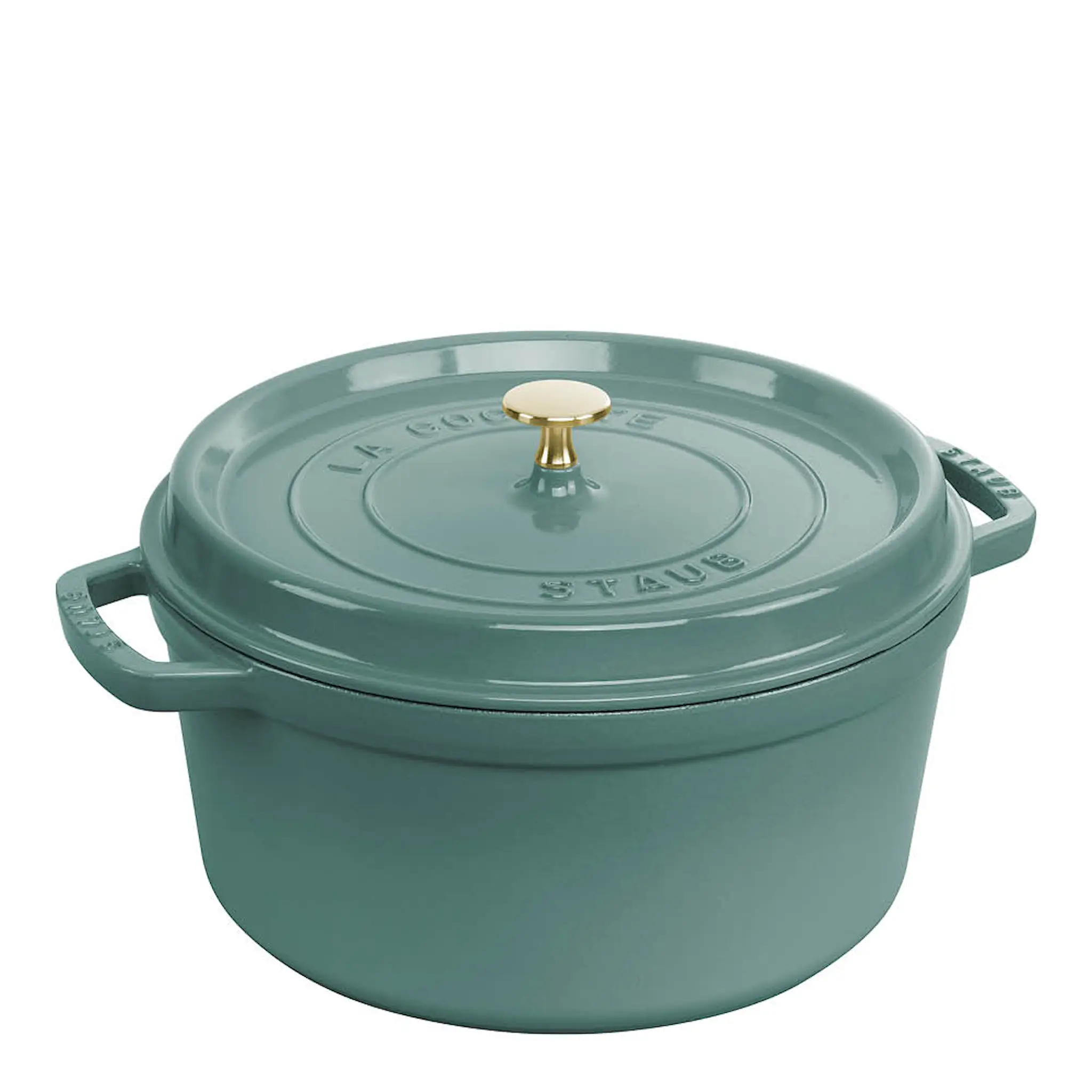 Staub La Cocotte rund gryte 28 cm 6,7L eukalyptus