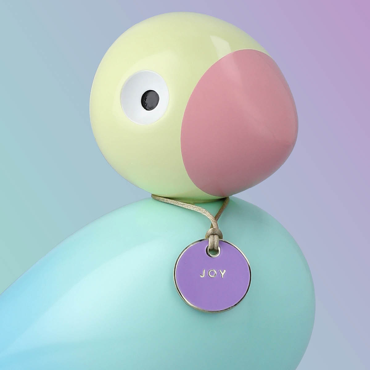 Kay Bojesen Denmark Story Bird sångfågel Joy 15,5 cm aqua