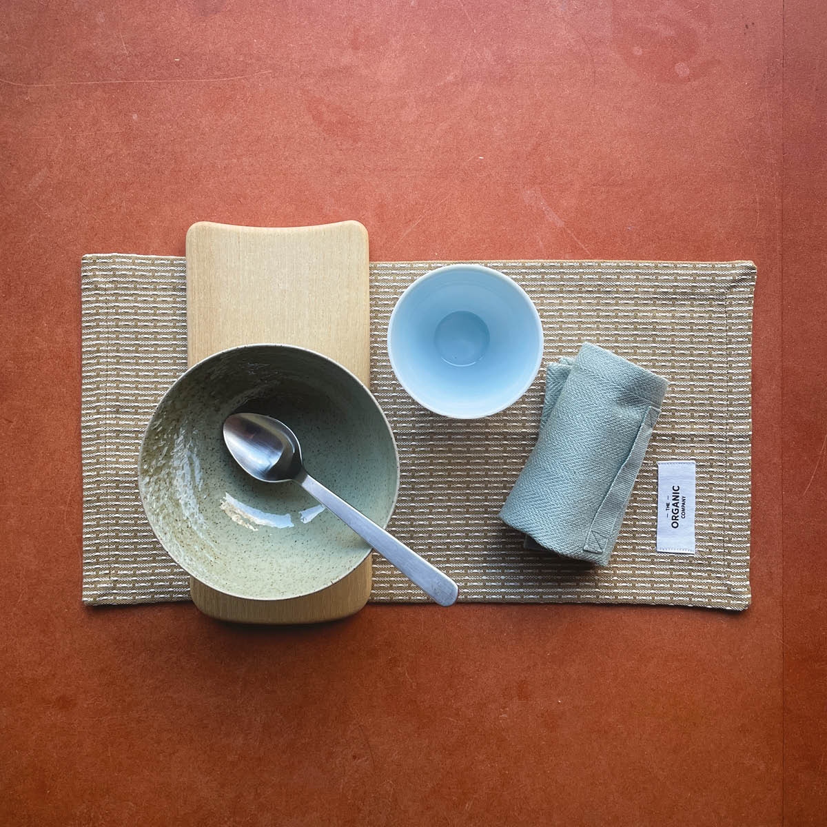 The Organic Company Disktrasa 18x35 cm 3-pack clay stone