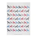 Dala kökshandduk 50x70 cm flerfärgad