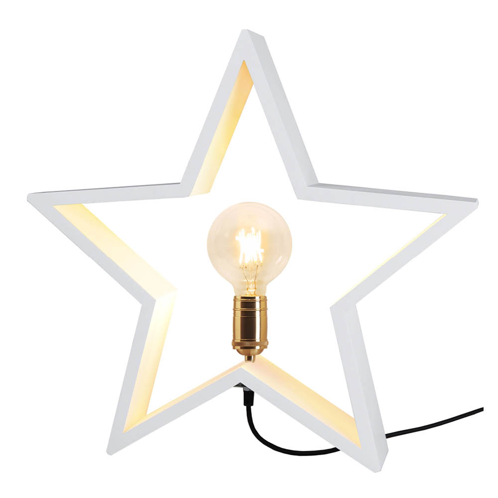 Star Trading LYSeKIL pöytätähti 48 cm valkoinen