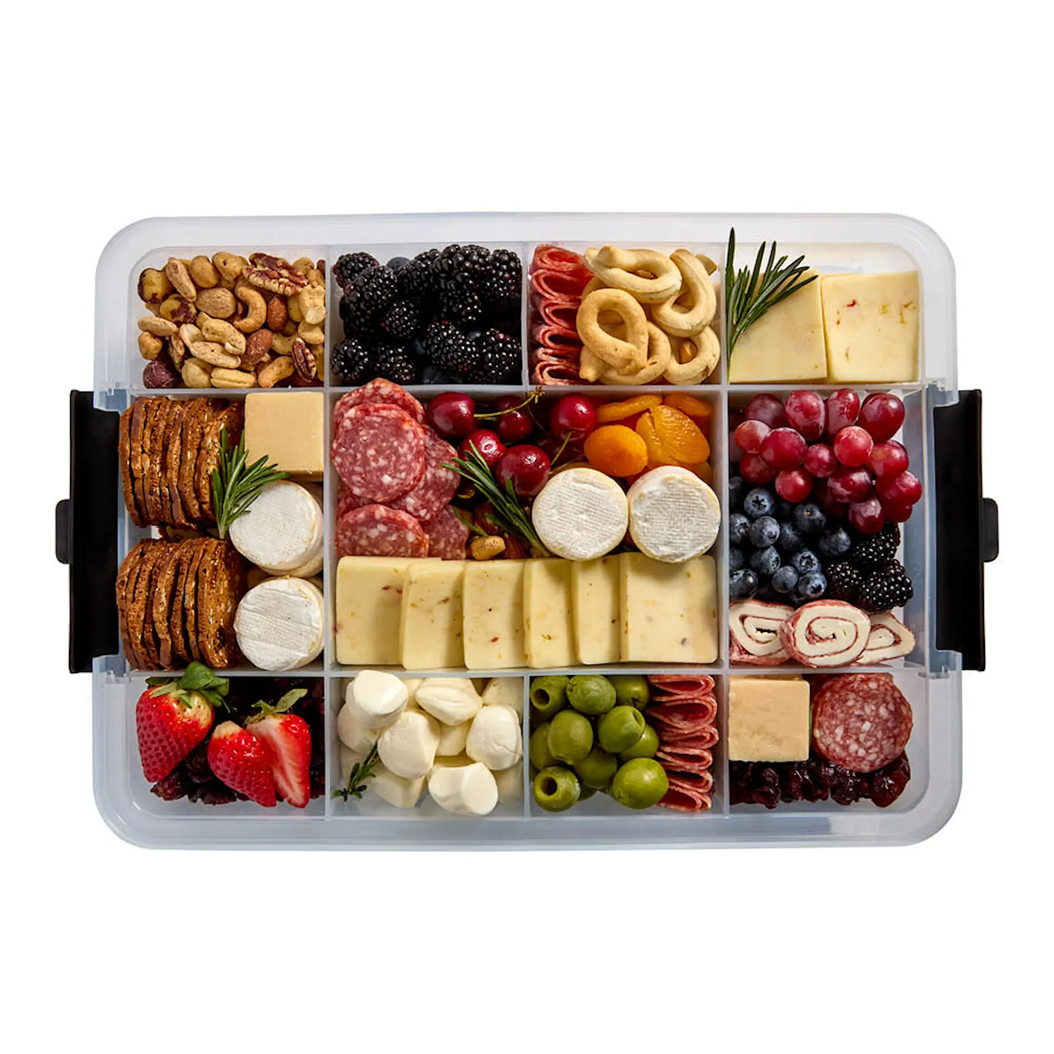 Farberware Snacklebox Eväsrasia 11 lokeroa 30x40,5 cm Bambu