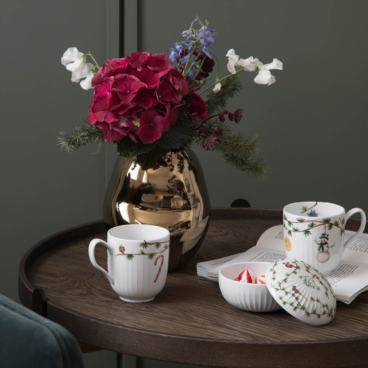 Kähler Hammershøi christmas Bonbonjär 11,5 cm