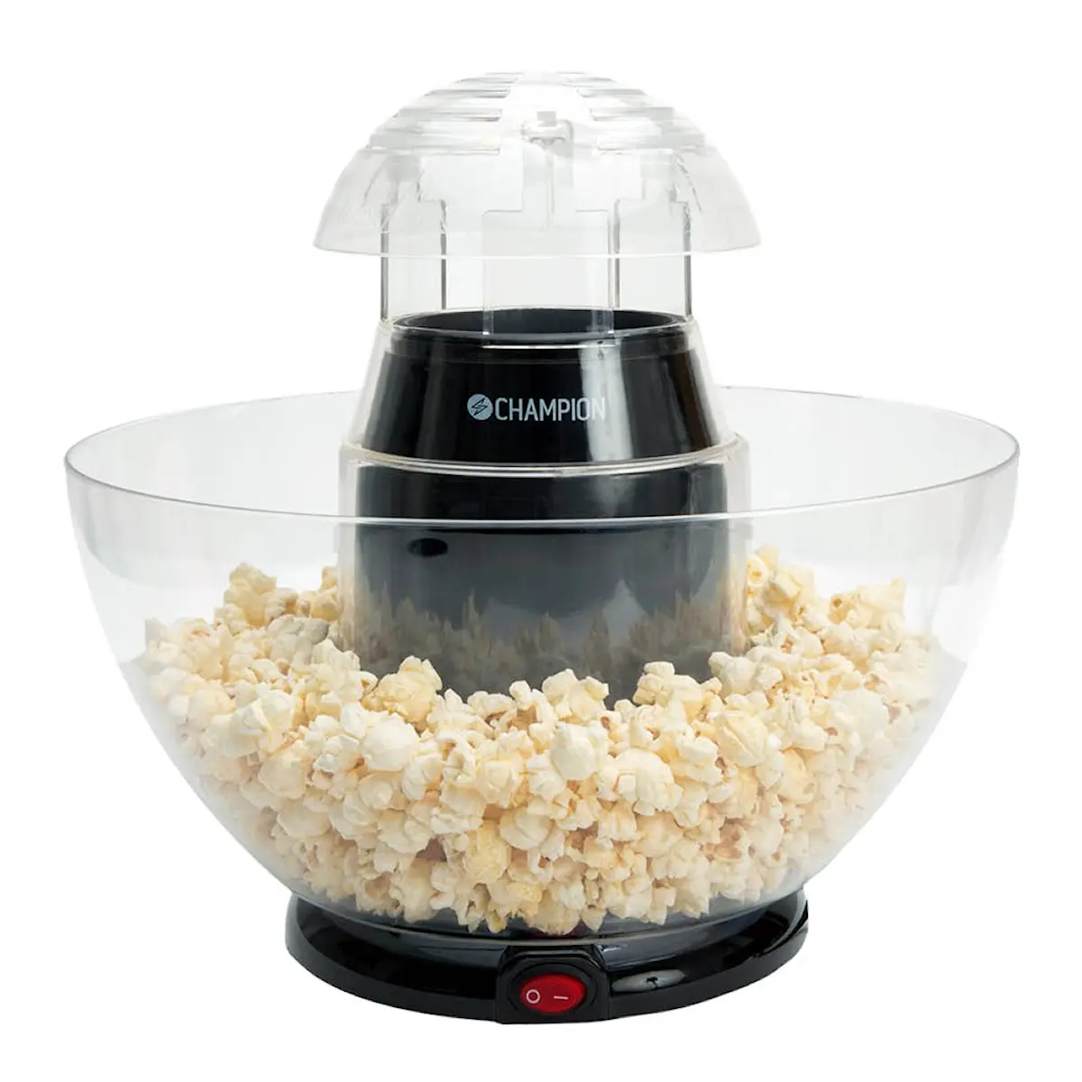 CHAMPION Pop-in-Bowl popcornmaskin PCM300 svart metallic