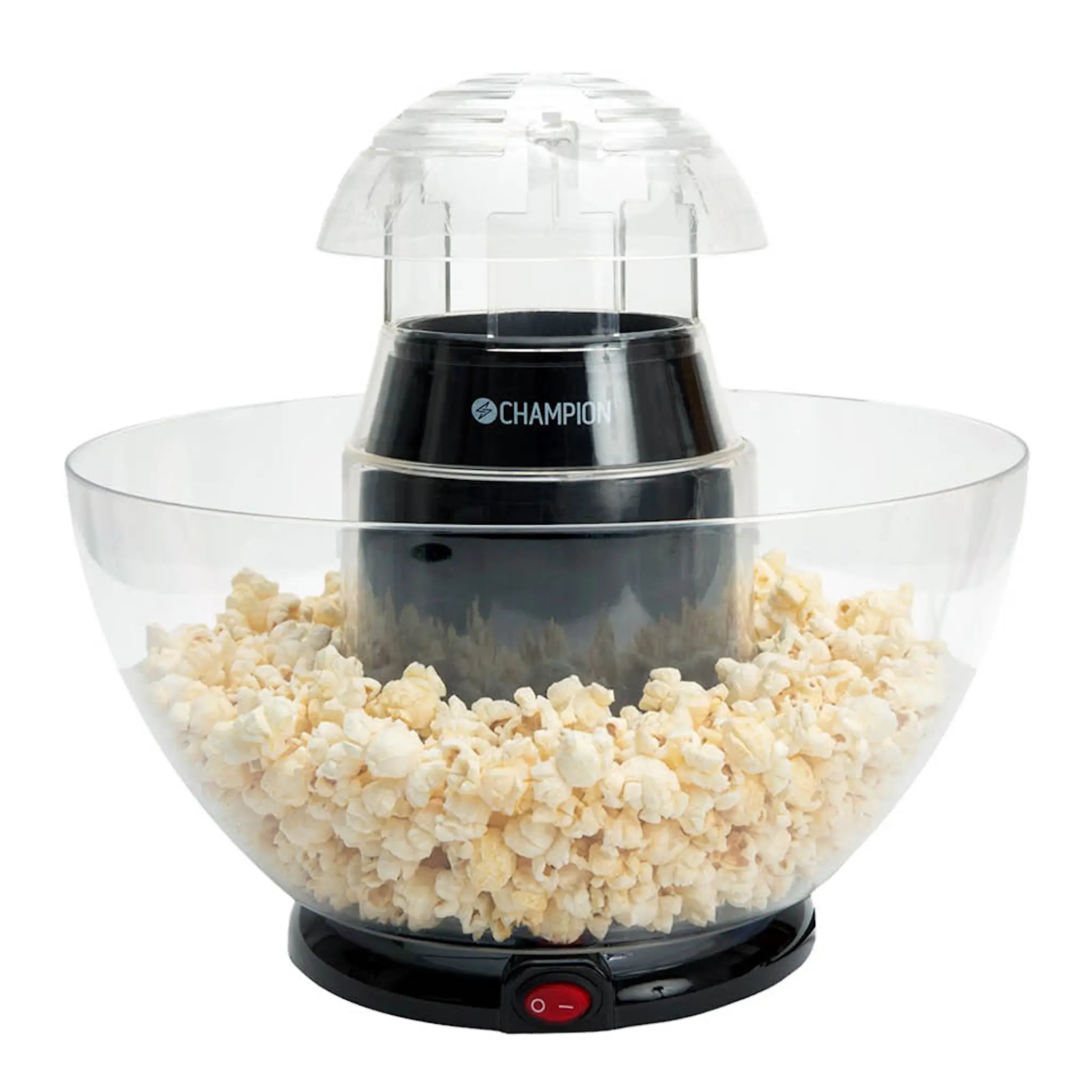 CHAMPION Pop-in-Bowl popcornmaskin PCM300 svart metallic