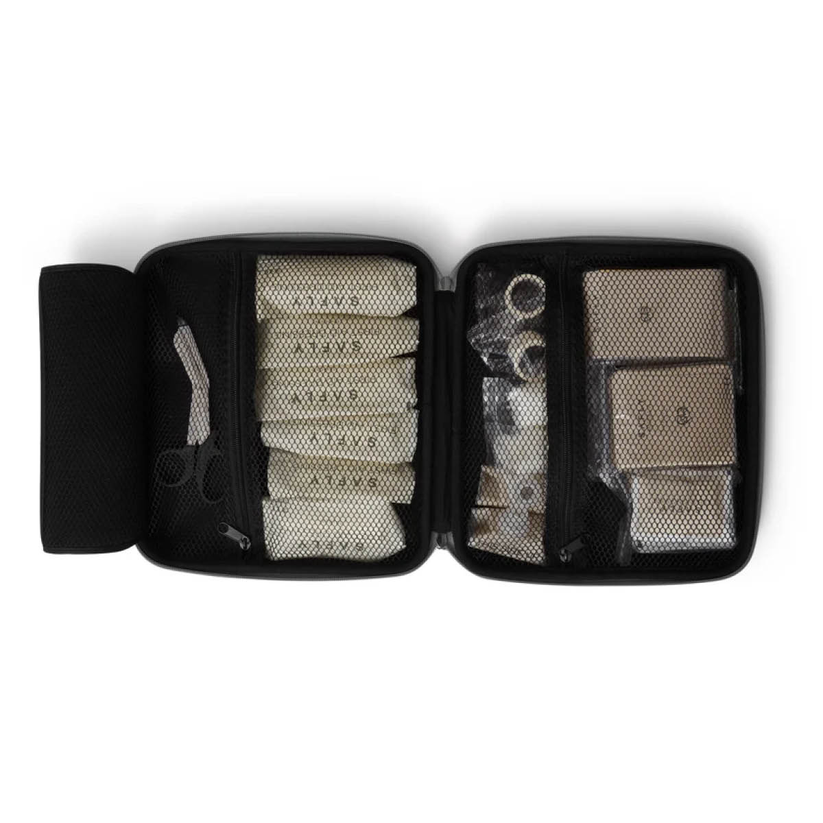 Safly Førstehjelpsskrin stor 30x28x8,5 cm sand