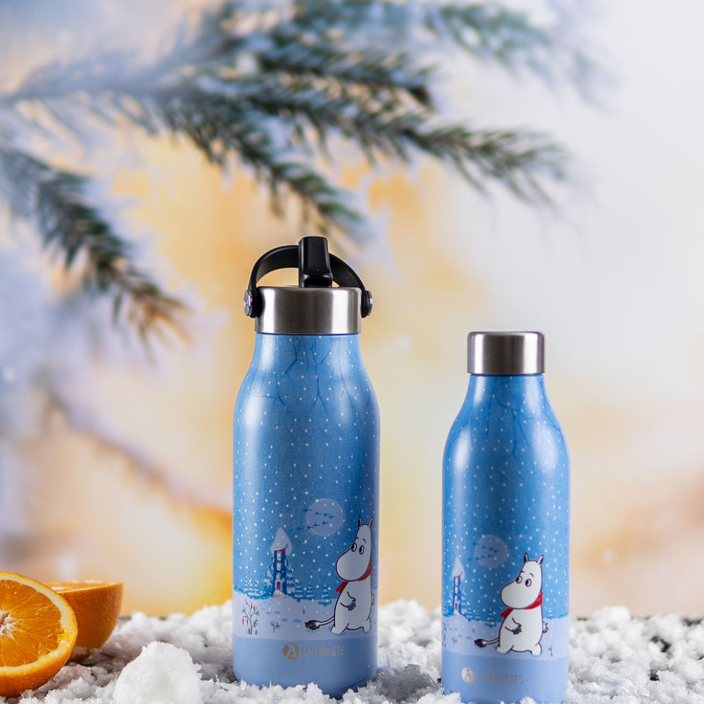 Les Artistes Bottle Up Mumin termosflaska 1 L Moomin with red scarf