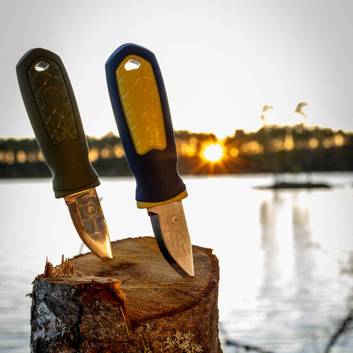 Brusletto Kongla allroundkniv 15,5 cm gul/svart