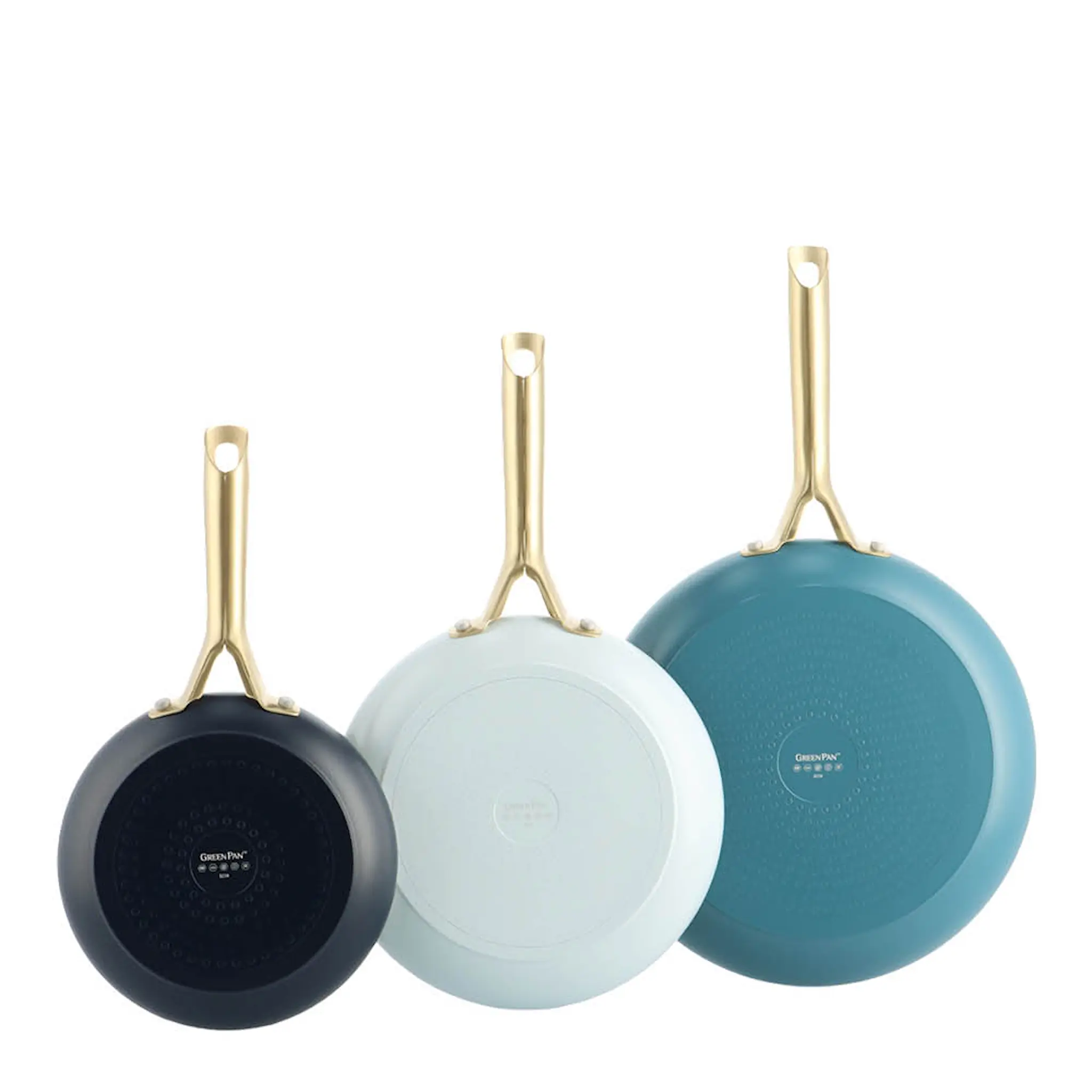 GreenPan Shades keramisk stekpanna 3 delar 20+24+28 cm Coastal