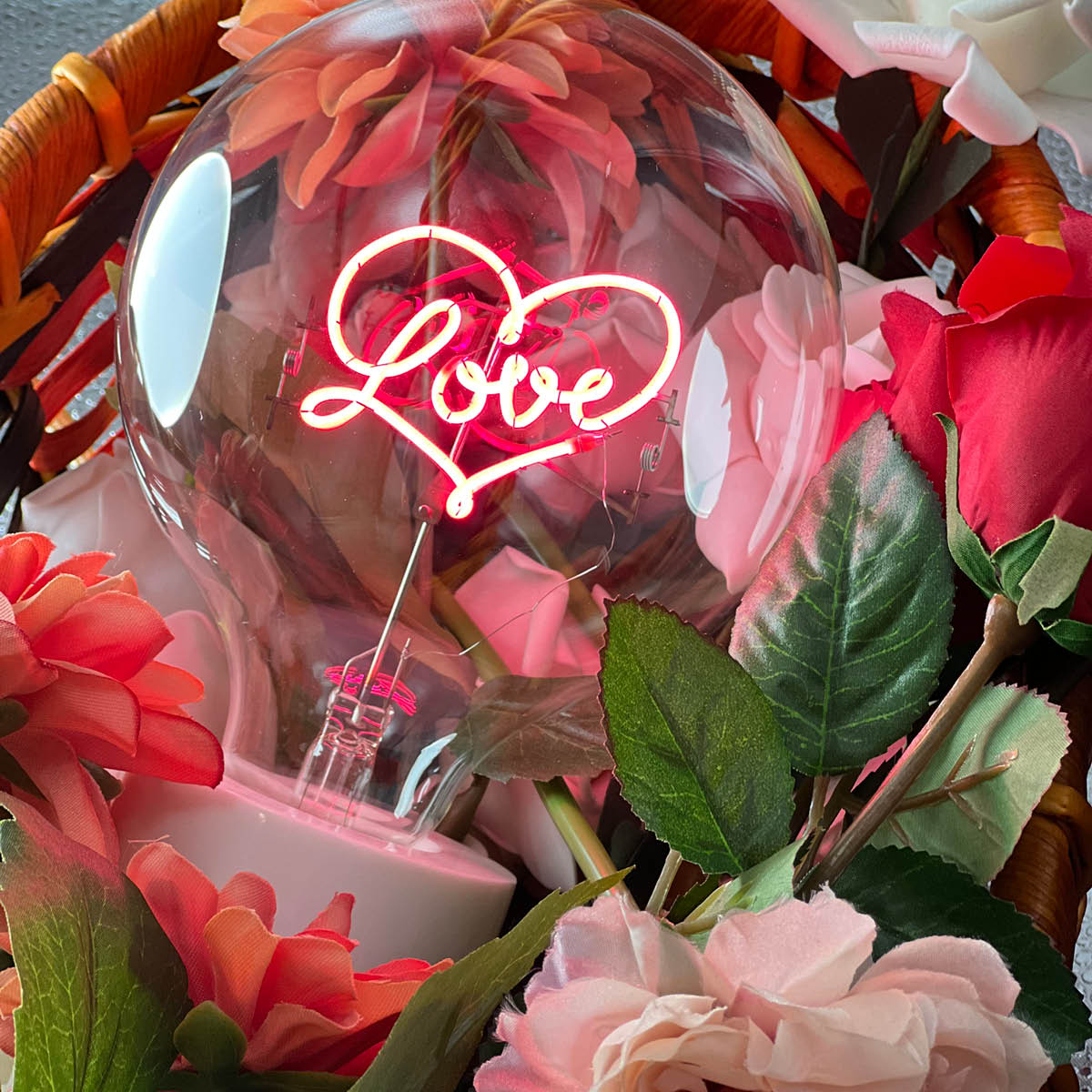 Elements Lighting MITB glödlampa LED 17 cm Love röd