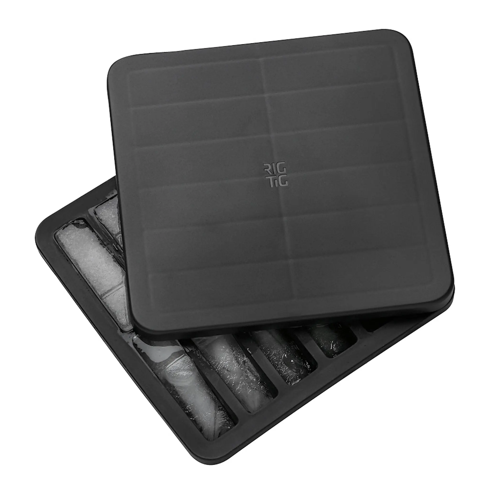 RIG-TIG FREEZE-IT isform med lock 2,5 cm silikon svart